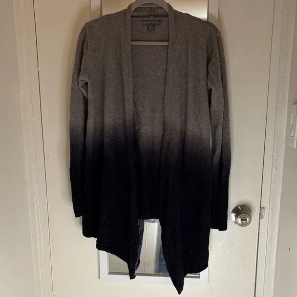 Barefoot Dreams Gray and Black Cardigan Size Small / Medium - Picture 1 of 7